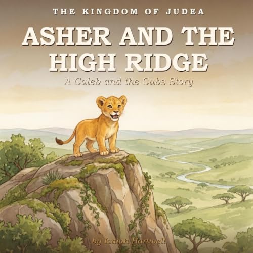 Cover of Asher and the High Ridge, a lion adventure picture book from The Kingdom of Judea